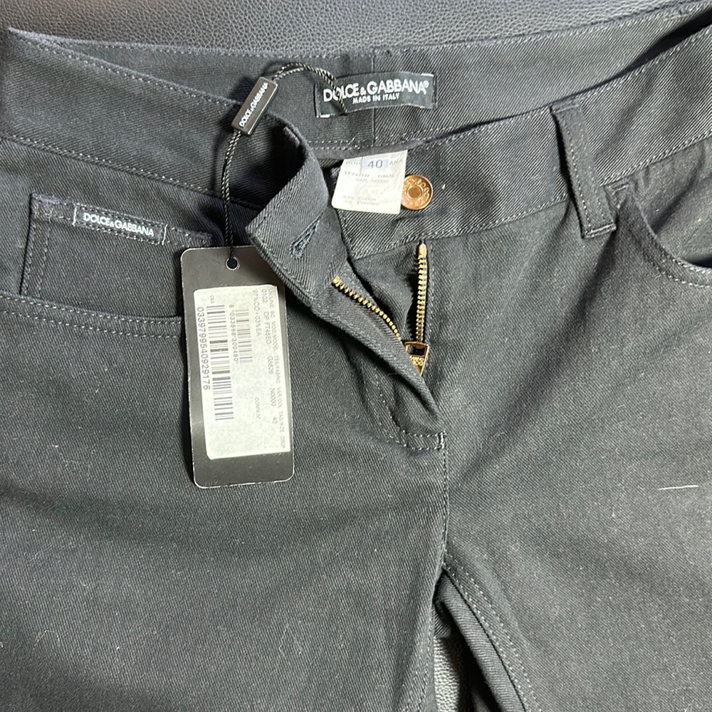 Dolce & Gabbana black denim